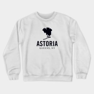 Astoria, Queens - New York (black) Crewneck Sweatshirt